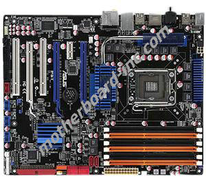 Asus Intel Motherboard X58 LGA1366 i7 Tri PCI-e 6 DDR3 P6T