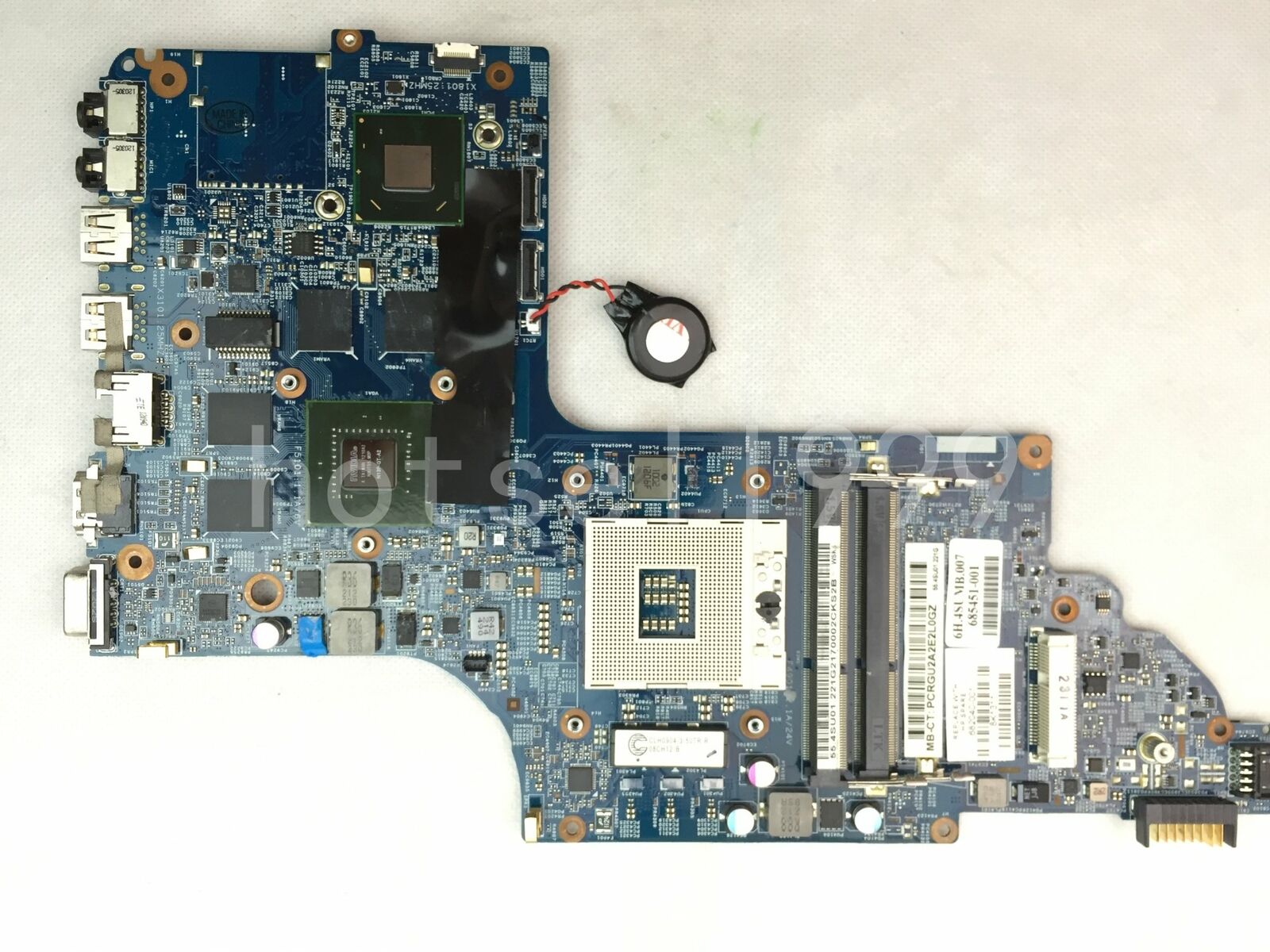 For HP DV7 DV7-7000 Intel HM77 650M/2G Motherboard 682040-001Tested Ok Brand: HP Number of Memory Slots: 2