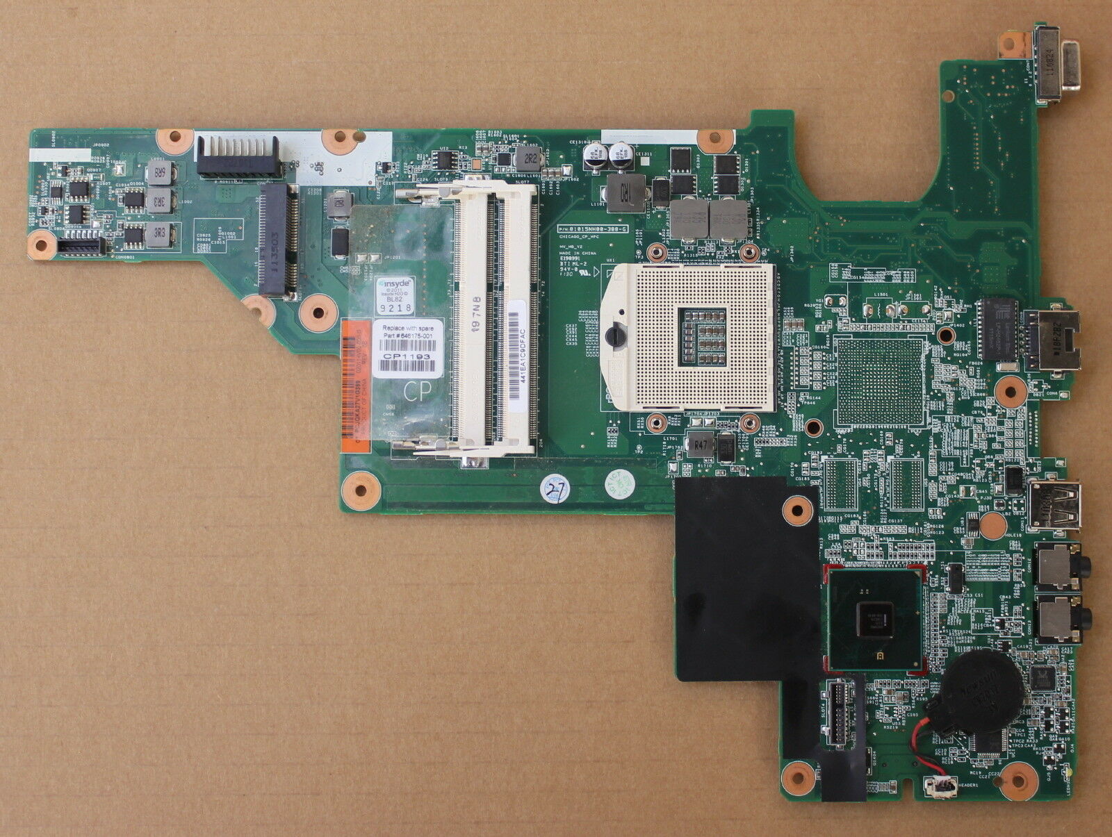 HP 2000 Compaq Presario CQ43 CQ57 Intel Laptop Motherboard 646175-001 Condition: NEW OEM Warranty: Prime 30