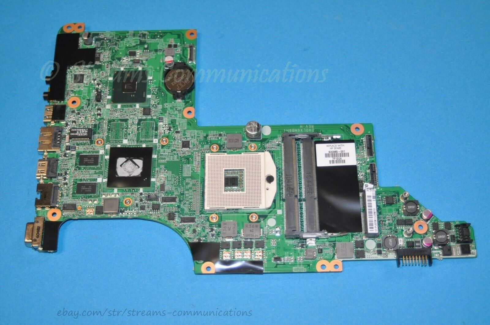 HP Pavilion DV7-4285DX DV7-4000 Intel Laptop Motherboard 630985-601 DA0LX6MB6H1 Compatible CPU Brand: Intel