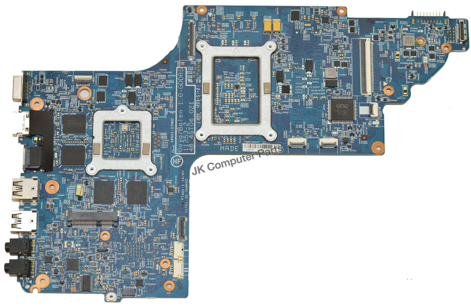 HP DV7-7000 650M/2GB DDR5 Intel Laptop Motherboard 55.4SU01.221 Goya/Balen 1.0 Brand: HP Compatible CPU Bra