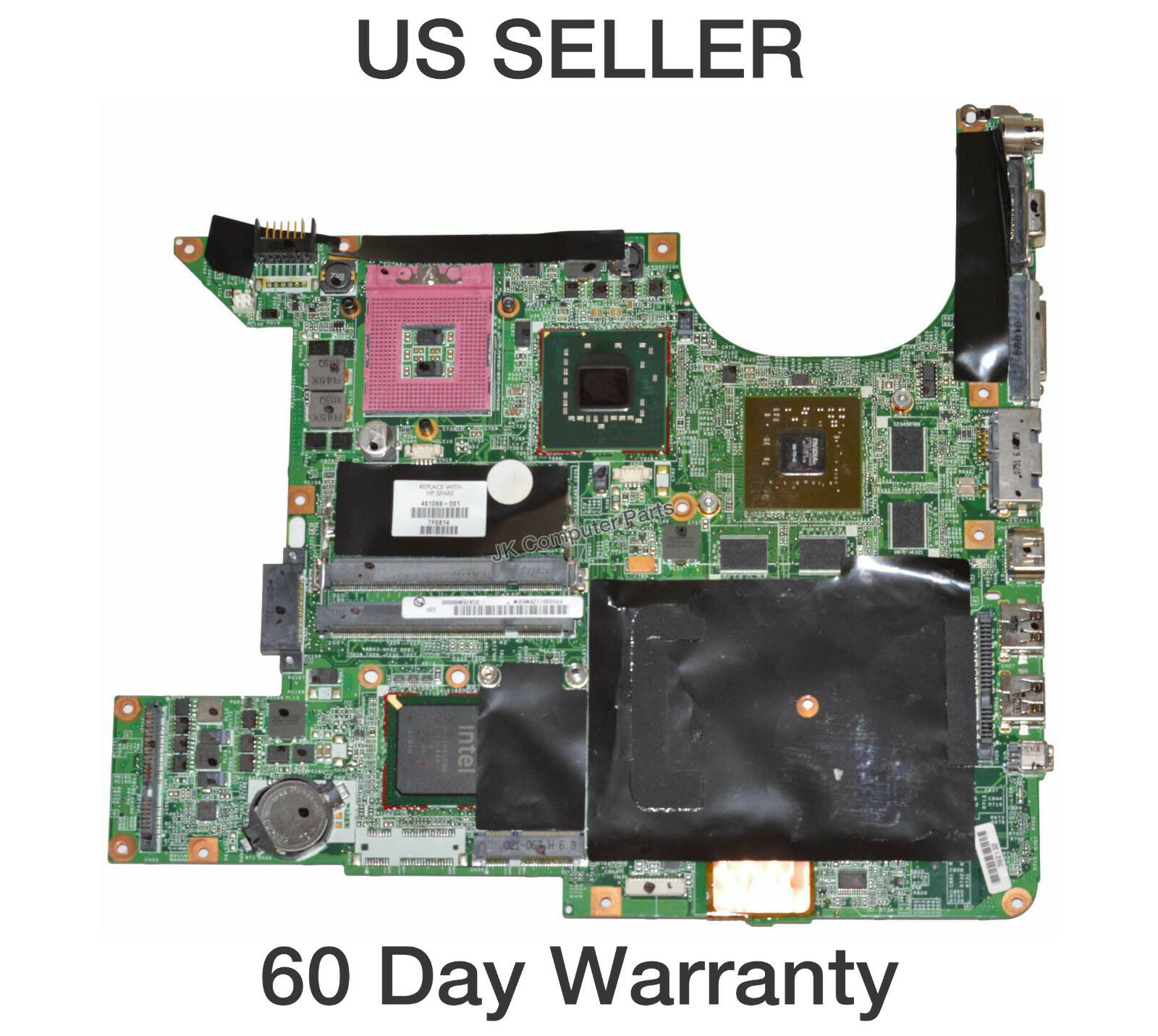 HP Pavilion DV9810 DV9812 DV9813 DV9814 DV9815 DV9816 Motherboard 461069-001 MPN: 461069-001 Brand: HP UPC