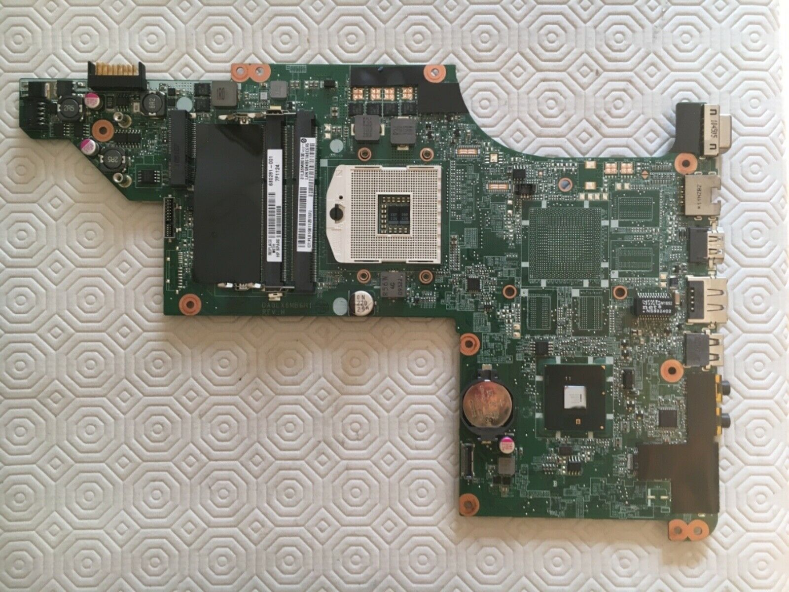 Intel motherboard for HP DV6 630281-001 Brand: Intel Compatible CPU Brand: Intel Custom Bundle: No DETAIL