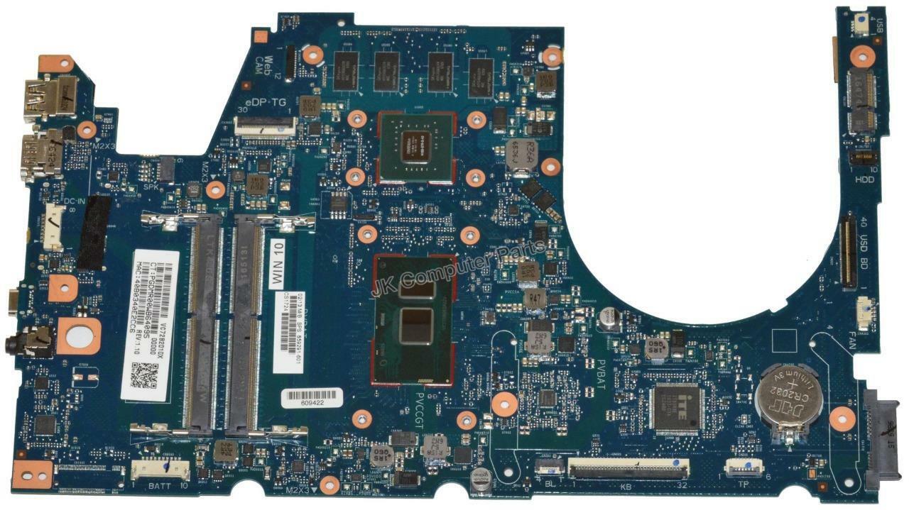 HP 17-U Laptop Motherboard 940MX/2GB w/ Intel i7-7500U 2.7Ghz CPU 859291-601 Brand: HP Integrated CPU: i7-