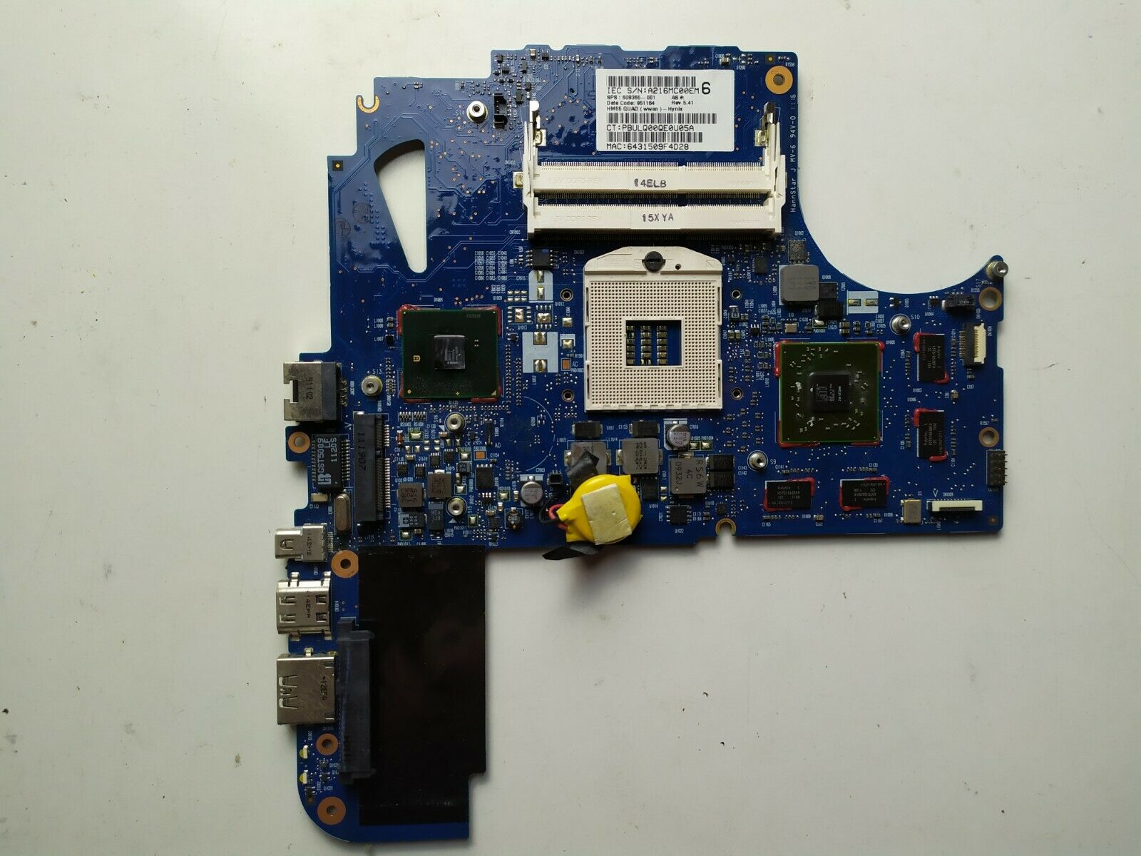 HP Envy 14-1290EO Motherboard 608365-001 6050A2316601 MPN: 608365-001 6050A2316601 Brand: HP HP Envy 14-