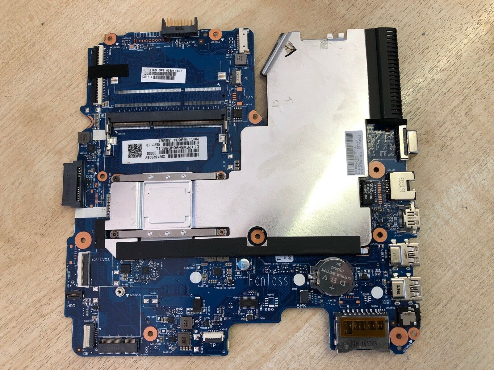 HP Pavilion 14-AM Motherboard N3710 1.6GHz 858041-601 WORKING Brand: HP EAN: Does not apply HP Pavilion