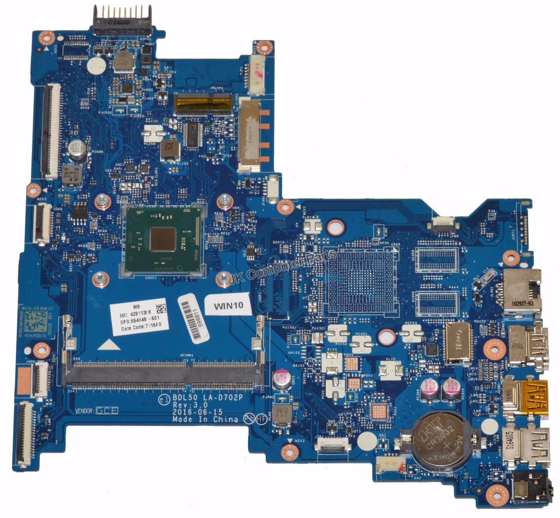 HP 15-AY Laptop Motherboard TS w/ Intel Pentium N3710 1.6Ghz CPU 854948-601 Brand: HP Compatible CPU Brand