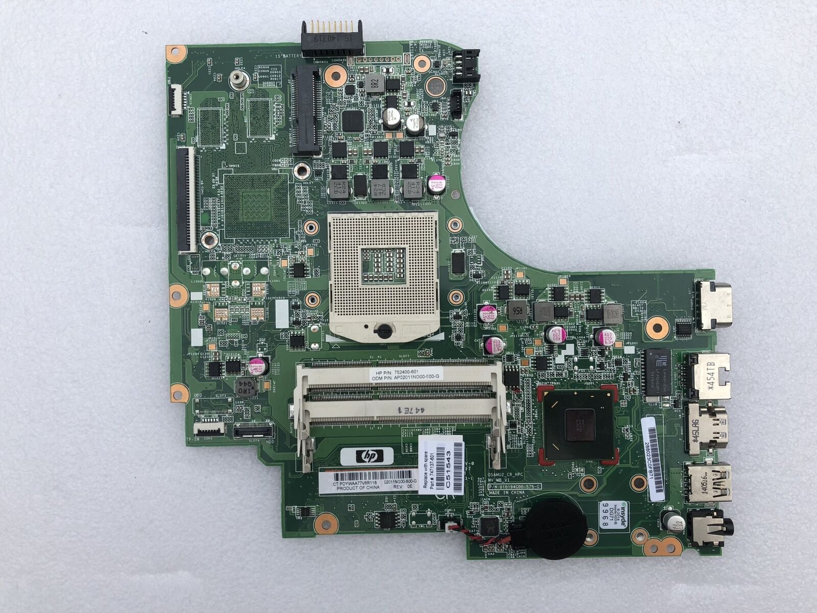 FOR HP 15-D 250 G2 Intel 747137-501 Laptop Motherboard Tested Ok ! Brand: HP Memory Type: DDR3 SDRAM MPN: