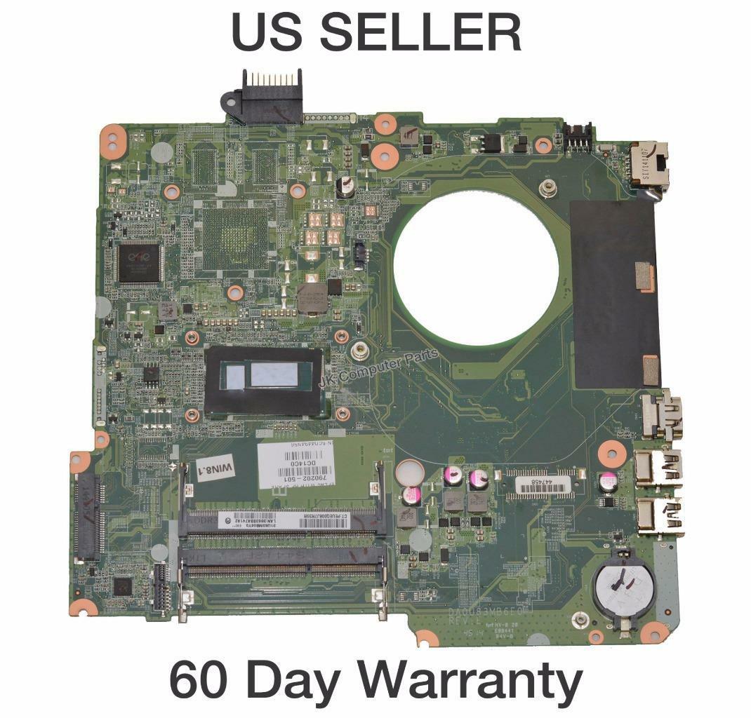 HP Pavilion 15-N Laptop Motherboard Intel i3-4030U 31U83MB06Y0 DA0U83MB6E0 This motherboard is pulled from