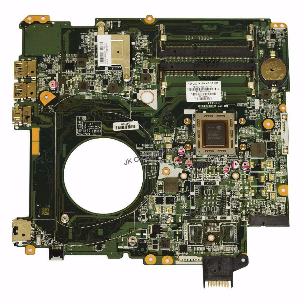 HP Pavilion 15-P Laptop Motherboard w/ AMD A10-7300 1.9Ghz CPU 804890-501 Brand: HP Compatible CPU Brand: A