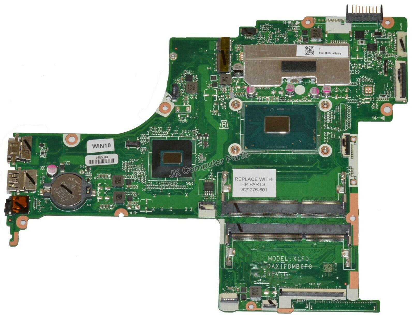 HP 17-G Laptop Motherboard w/ Intel i7-6700HQ 2.6GHz CPU 829276-601 Integrated CPU: i7-6700HQ Capacity per