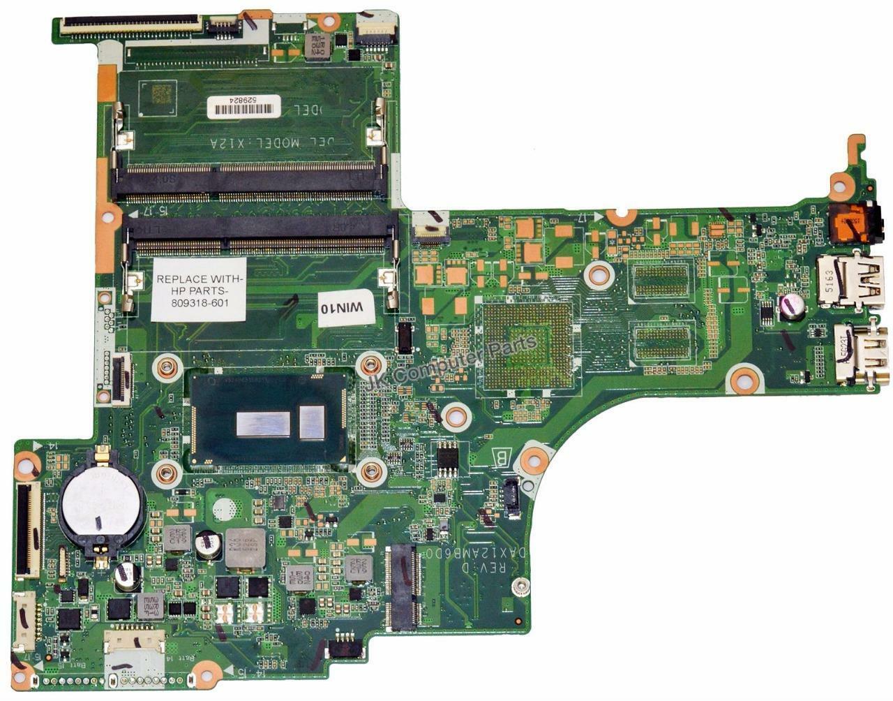 HP Pavilion 17-G101DX Laptop Motherboard w/ Intel i5-5200U 2.2GHz CPU 809318-601 Brand: HP Compatible CPU