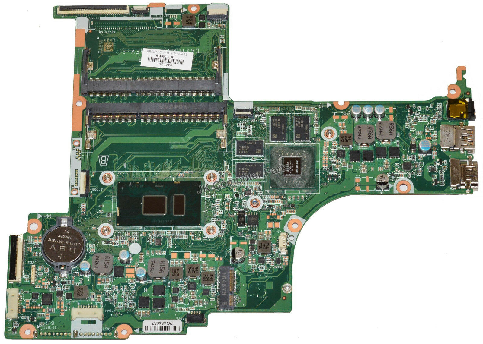 HP ENVY 17-S Laptop Motherboard w/ Intel i7-7500U 2.7Ghz CPU 904360-601 CPU Speed: 2.7Ghz Brand: HP Integra