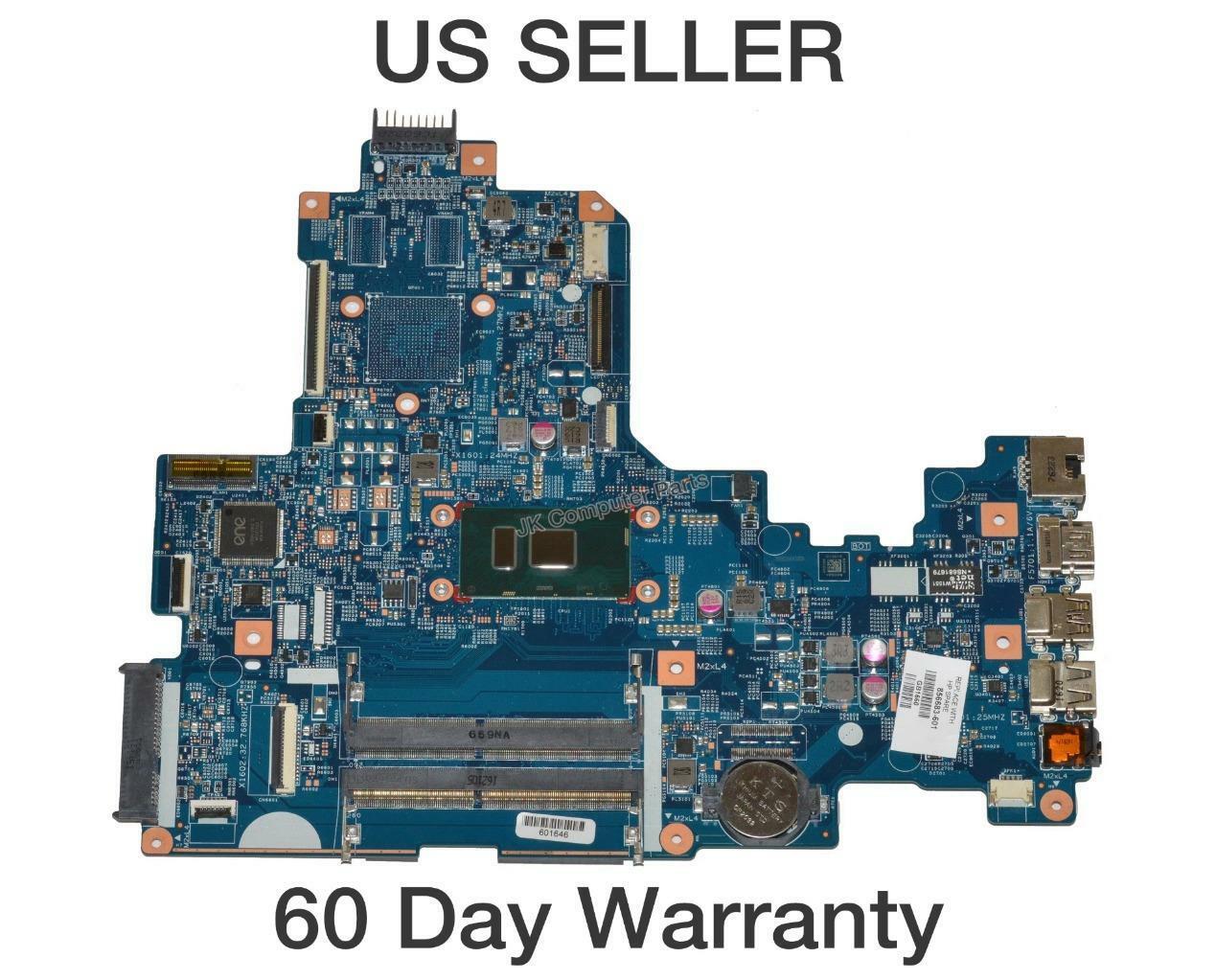 HP 17-X Laptop Motherboard w/ Intel i3-6100U 2.3Ghz CPU 856683-601 CPU Speed: 2.3Ghz Compatible CPU Brand: