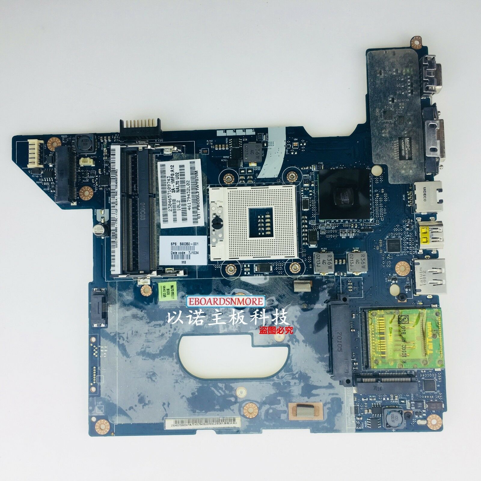 HP DV4 DV4-2000 motherboard 590350-001 NAL70 LA-4106P intel HD Graphic PGA989 Compatible CPU Brand: Intel M