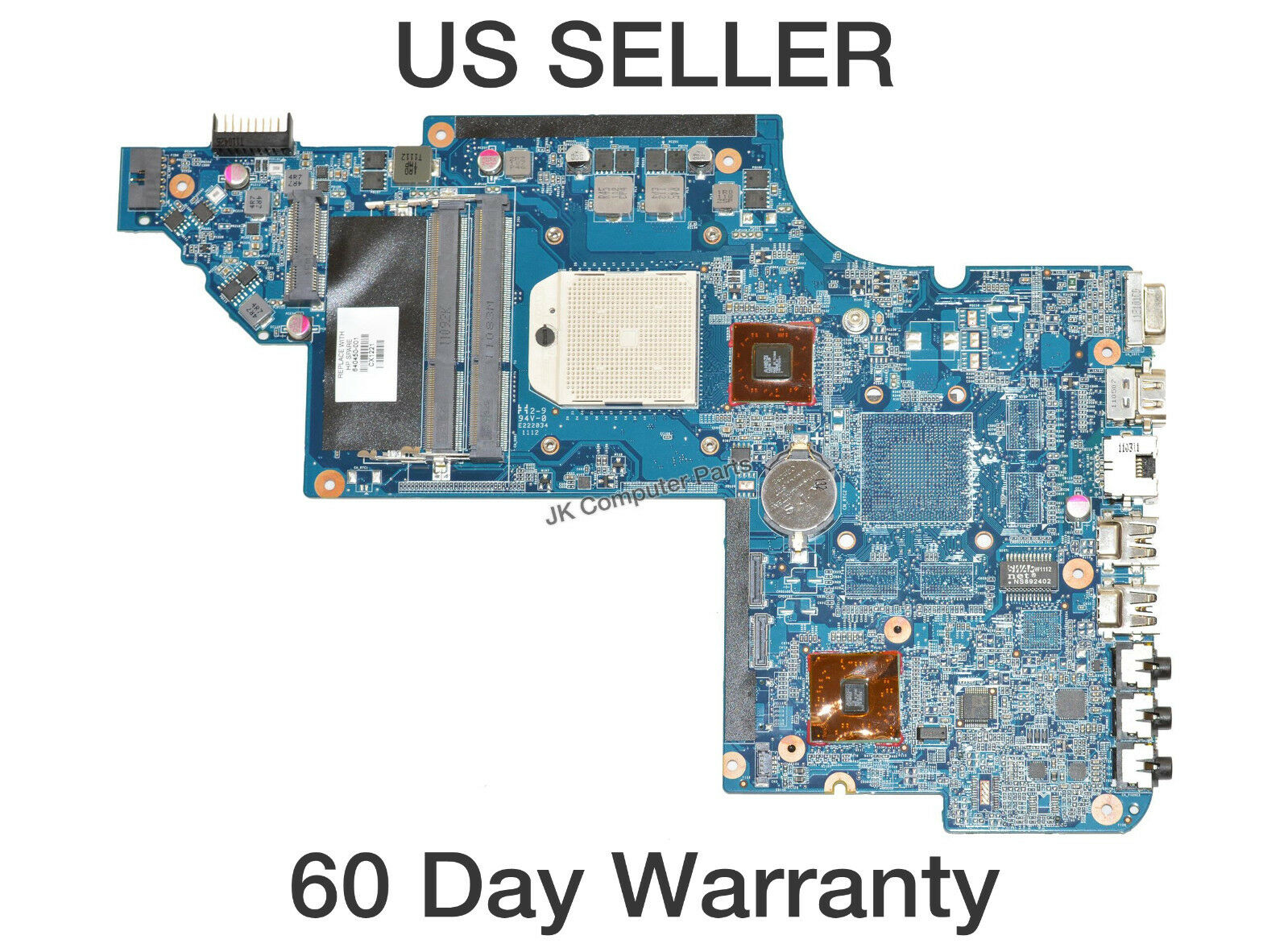 HP Pavilion DV6-6000 AMD Laptop Motherboard s1 AB630 40GAB6300-D230 missing the original packaging or ... R