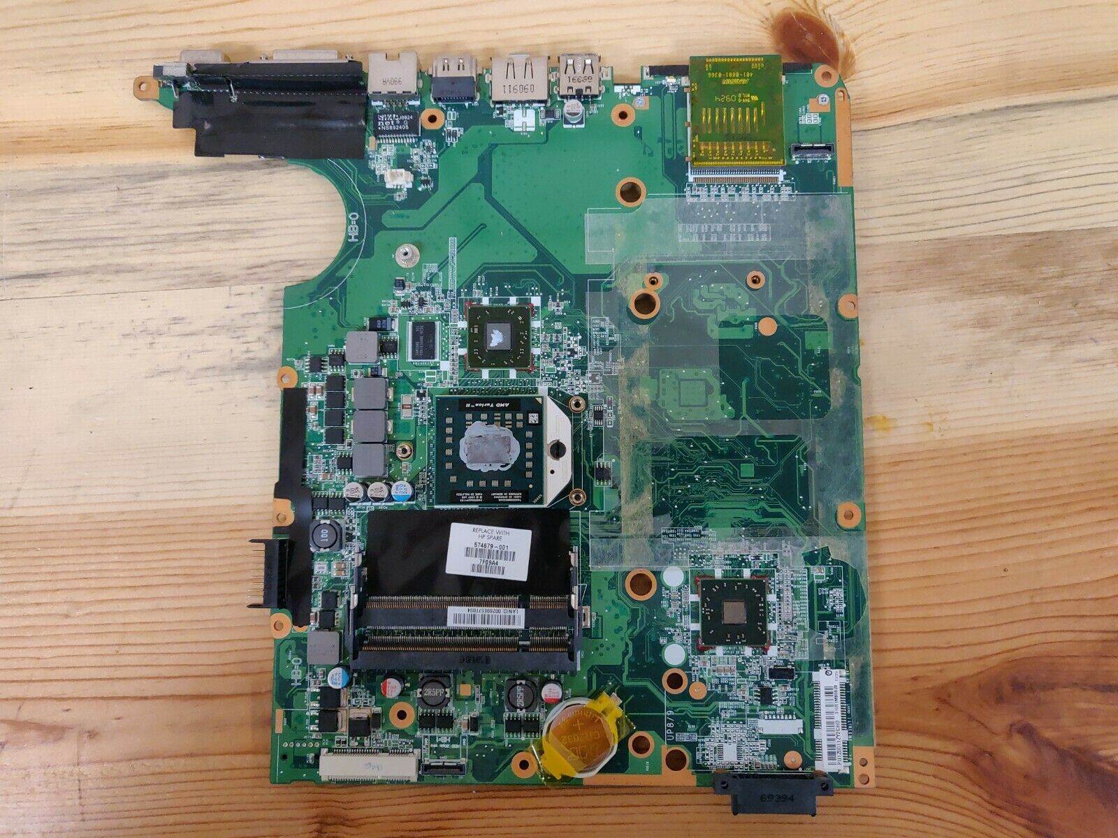 HP Pavilion DV7 Motherboard AMD Turion II 574679-001 Brand: HP Compatible CPU Brand: AMD UPC: Does not app