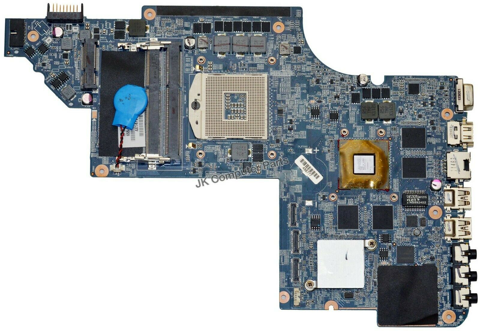 HP DV7-6100 HD6770/2GB Intel Laptop Motherboard s989 655488-001 Socket Type: Socket 989 Brand: HP MPN: 655