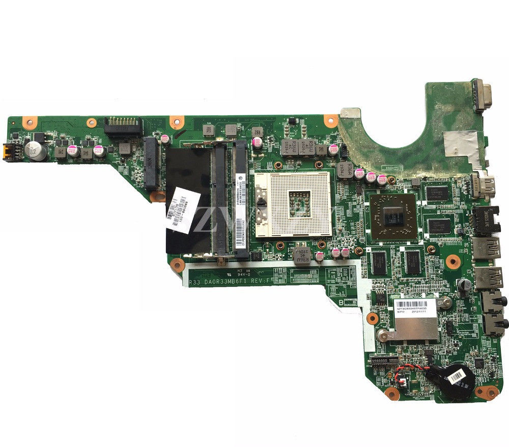 For HP G4-2000 G6-2000 G7-2000 Laptop Motherboard 680569-001 680569-501 7670M/1G Compatible CPU Brand: G4-2