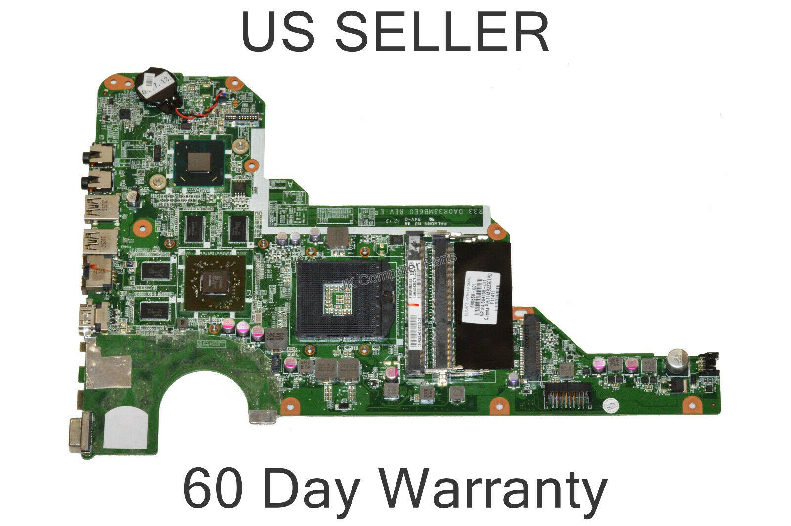 HP PAVILION G4/G6/G7-2(SERIE), SOCKET RPGA989 Motherboard 680569-001 Socket Type: Socket 989 MPN: 680569-00