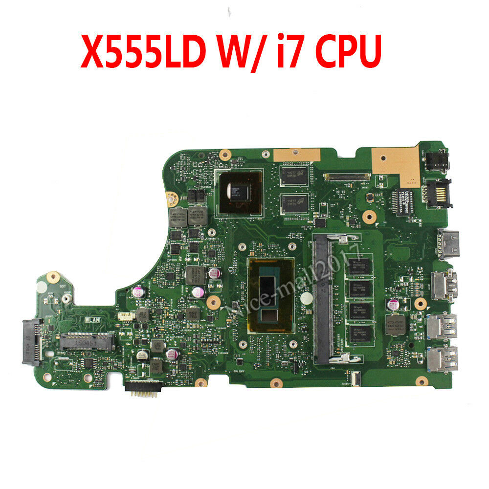 For Asus X555LD X555LP X555LJ Motherboard With i7 CPU Mainboard 4GB Rev3.6/2.0 Processor: I7 CPU Processor