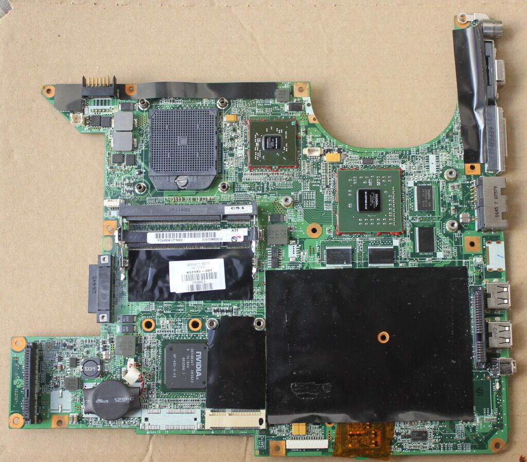 Board, motherboard, HP pavilion dv9000 series, da0at9mb8a3 rev 432945-001 am HP Pavilion , DV9000 Series Mo
