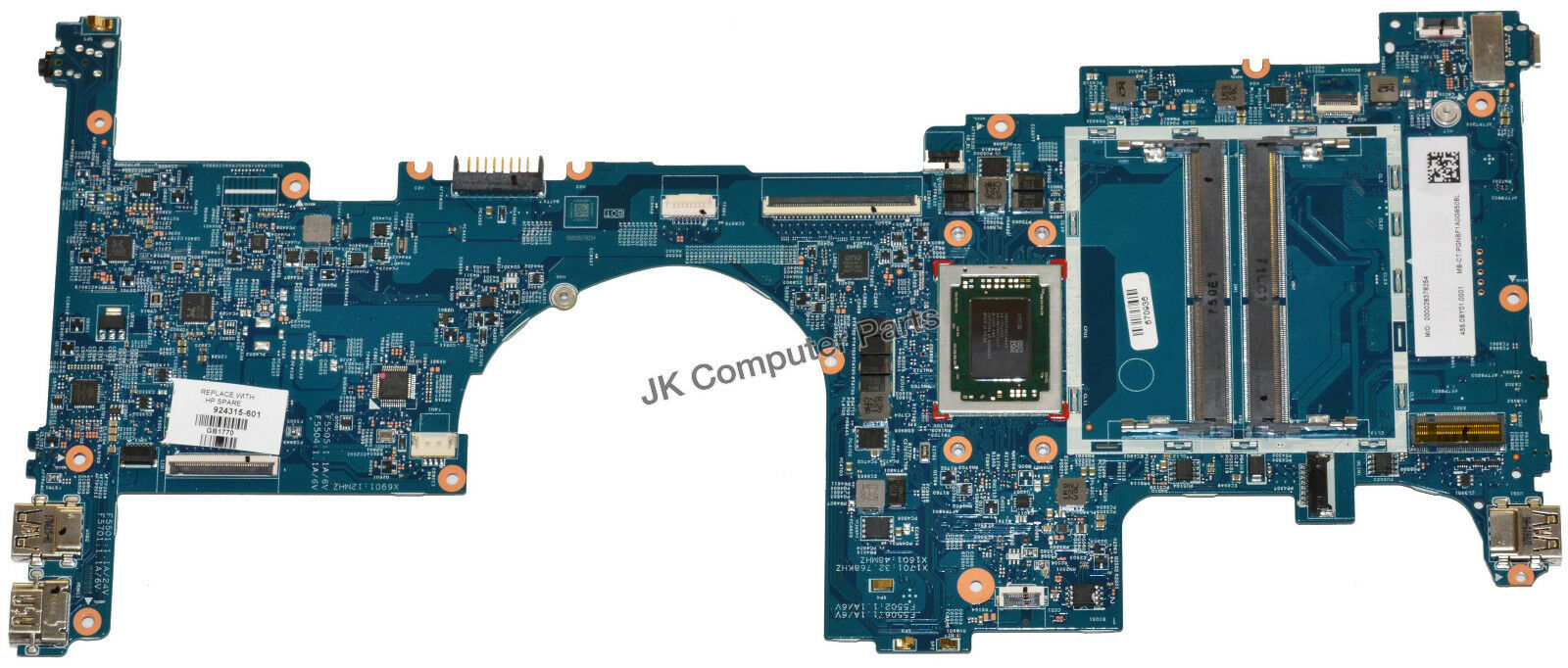 HP Envy x360 15-BQ Laptop Motherboard w/ AMD FX-9800P 2.7GHz CPU 924315-601 Brand: HP Compatible CPU Bran