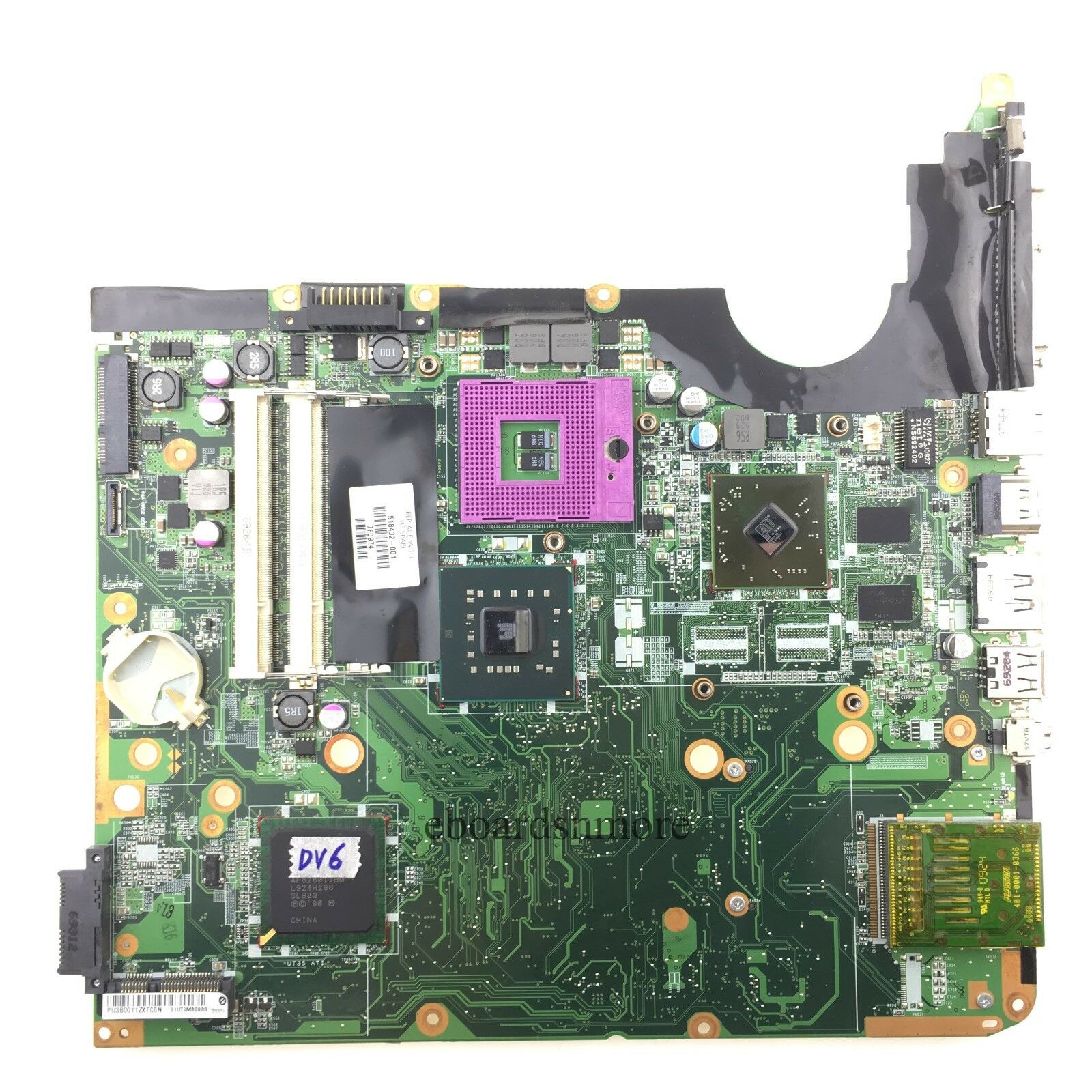 518432-001 for HP DV6 Series Intel motherboard with ATI Radeon Graphics Grade A Compatible CPU Brand: Intel - Click Image to Close