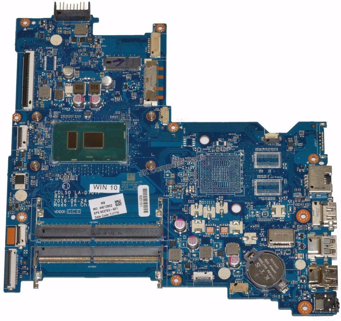 HP 15-AY103DX Laptop Motherboard TS w/ Intel i5-7200U 2.5GHz CPU 903793-601 Brand: HP Compatible CPU Brand