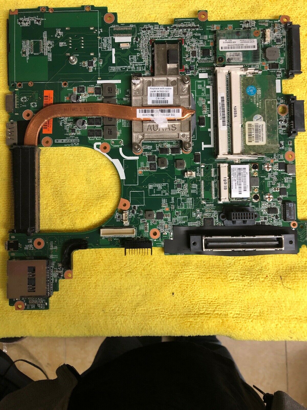 HP Probook 6560b motherboard 654129-001 Core i5-2520M 2.5GHz CPU 4gb ddr3 (E) Brand: hp Number of Memory S