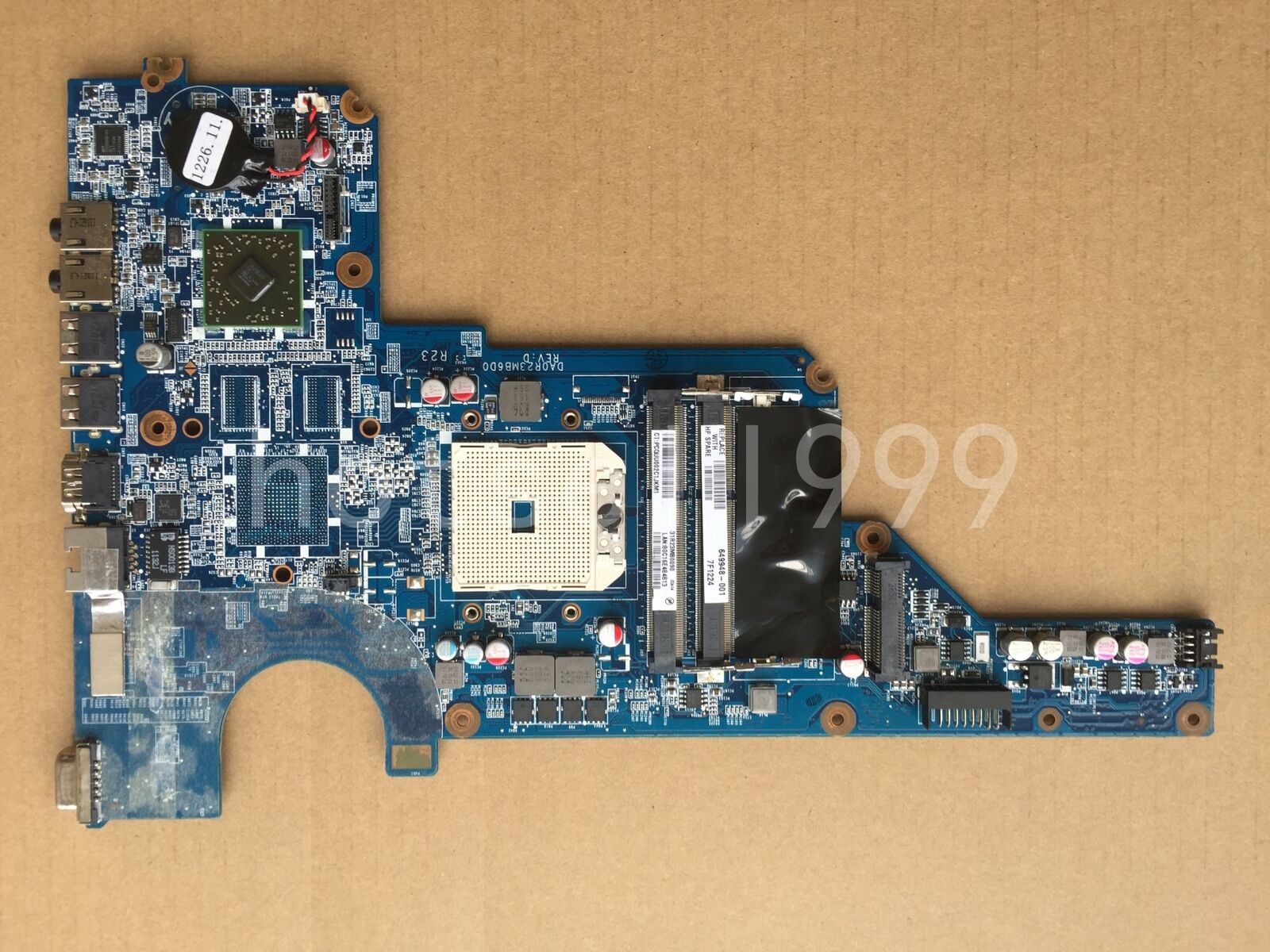 Hp g4/g6/g7-1000 computer motherboard 649948-001 with amd processor-- HP G6-1204SA Laptop Motherboard 649948- - Click Image to Close