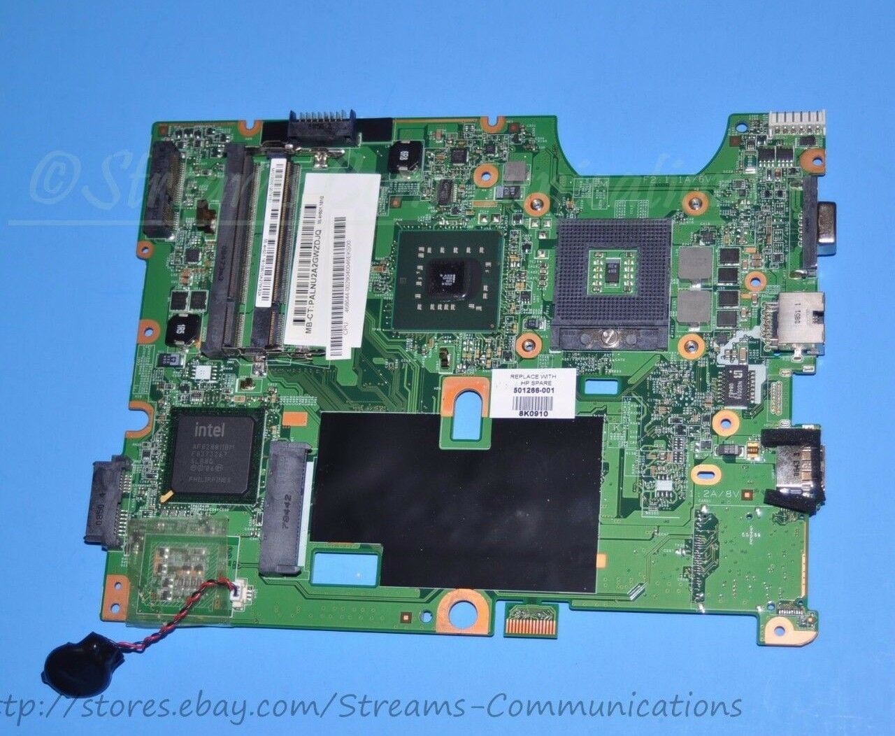 HP G60 Series Intel Laptop Motherboard 501266-001 48.4H501.021 Compatible CPU Brand: Intel MPN: Does Not A