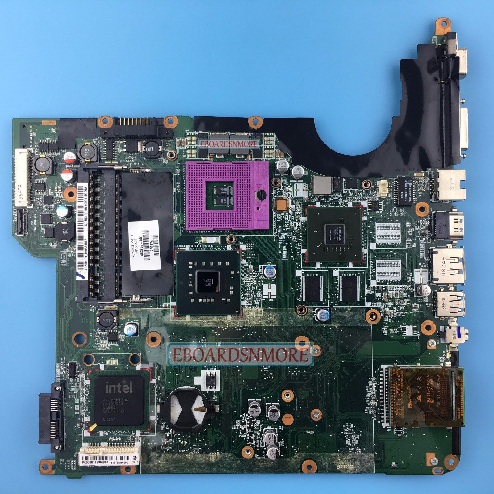 482867-001 for HP DV5 DV5-1000 series laptop motherboard,intel PM45 Geforce 960 Brand: Toshiba Country/Reg - Click Image to Close