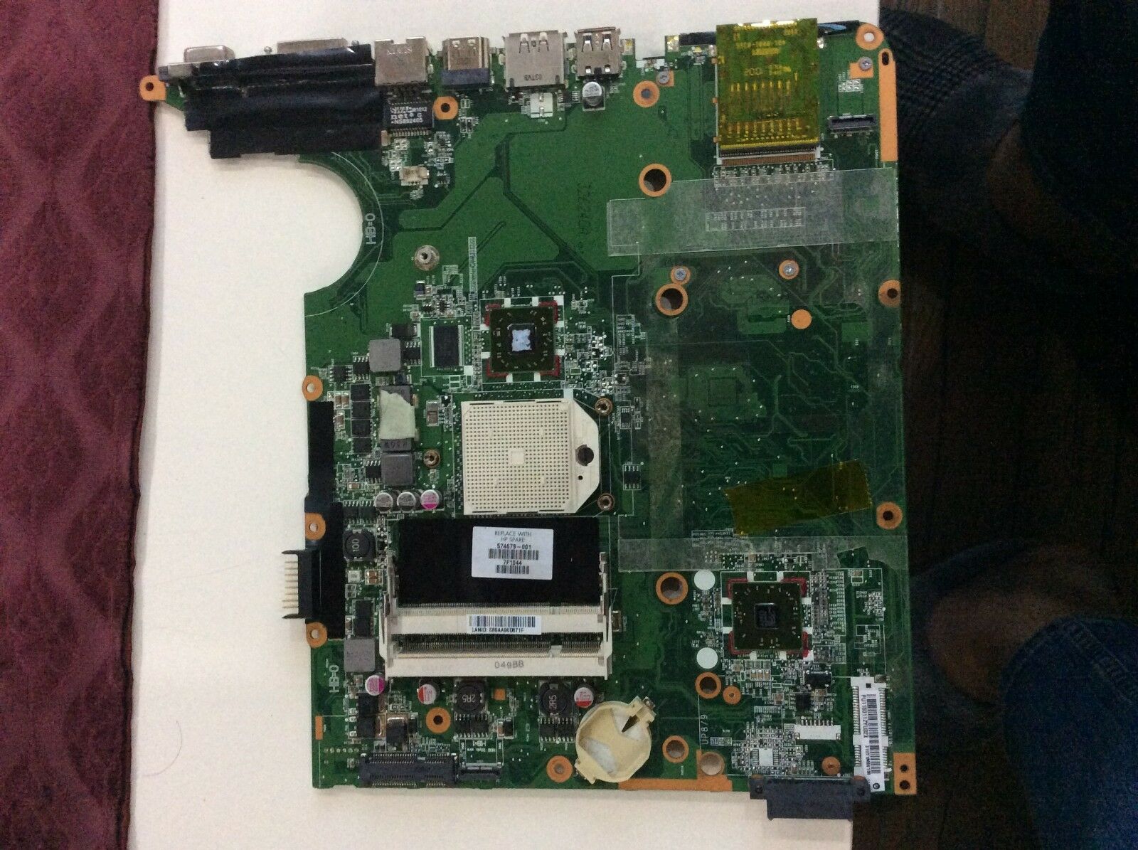 **TESTED** HP DV7 3000 3065DX 3173NR 3057NR AMD Motherboard 574679-001 Tracking Number is INCLUDED, and Prov - Click Image to Close