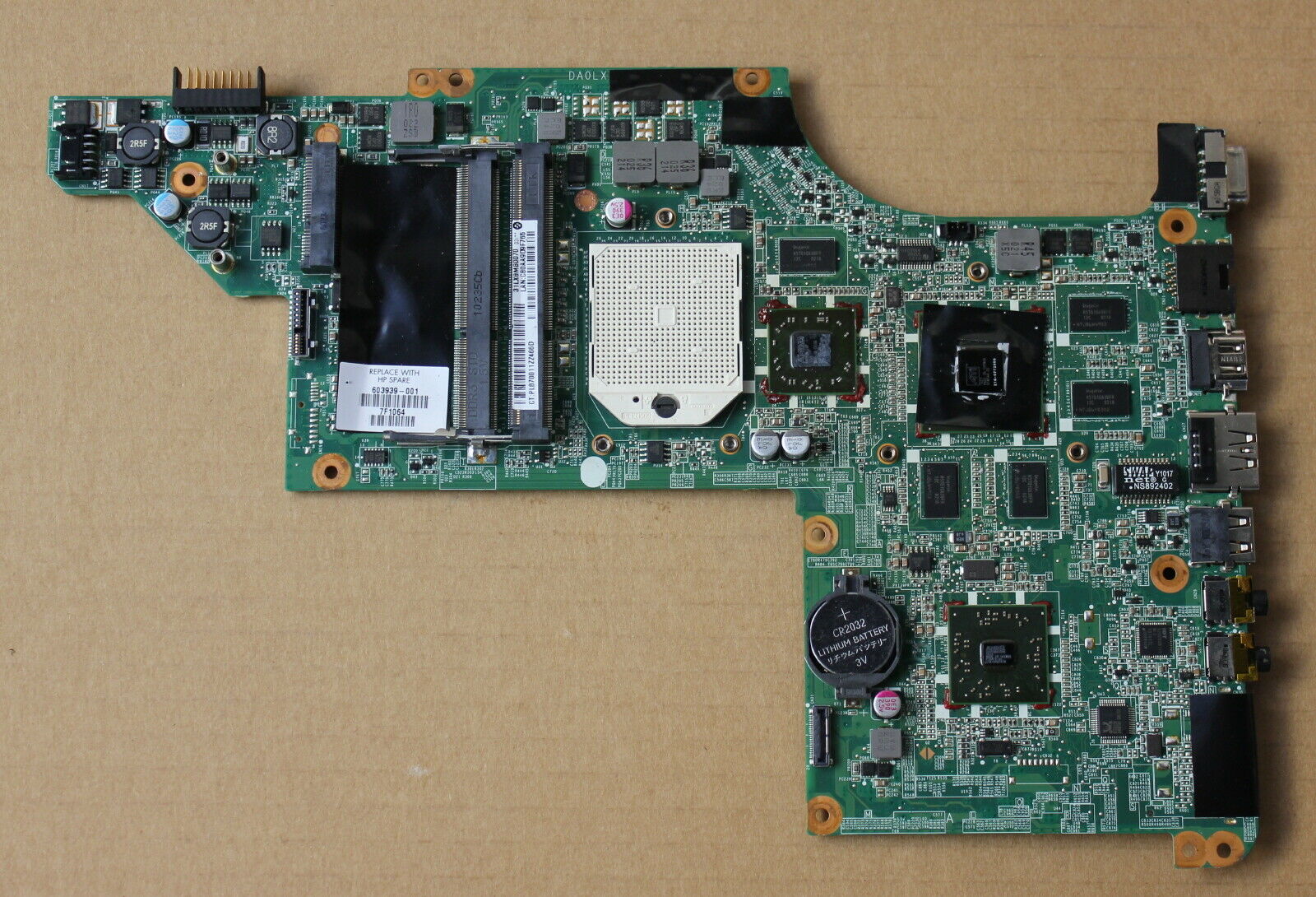 Board, motherboard, HP pavilion dv6 da0lx8mb6d0 lx8 lx89, 603939-001, AMD HP Pavilion , DV6T , DV6-3000 Ser