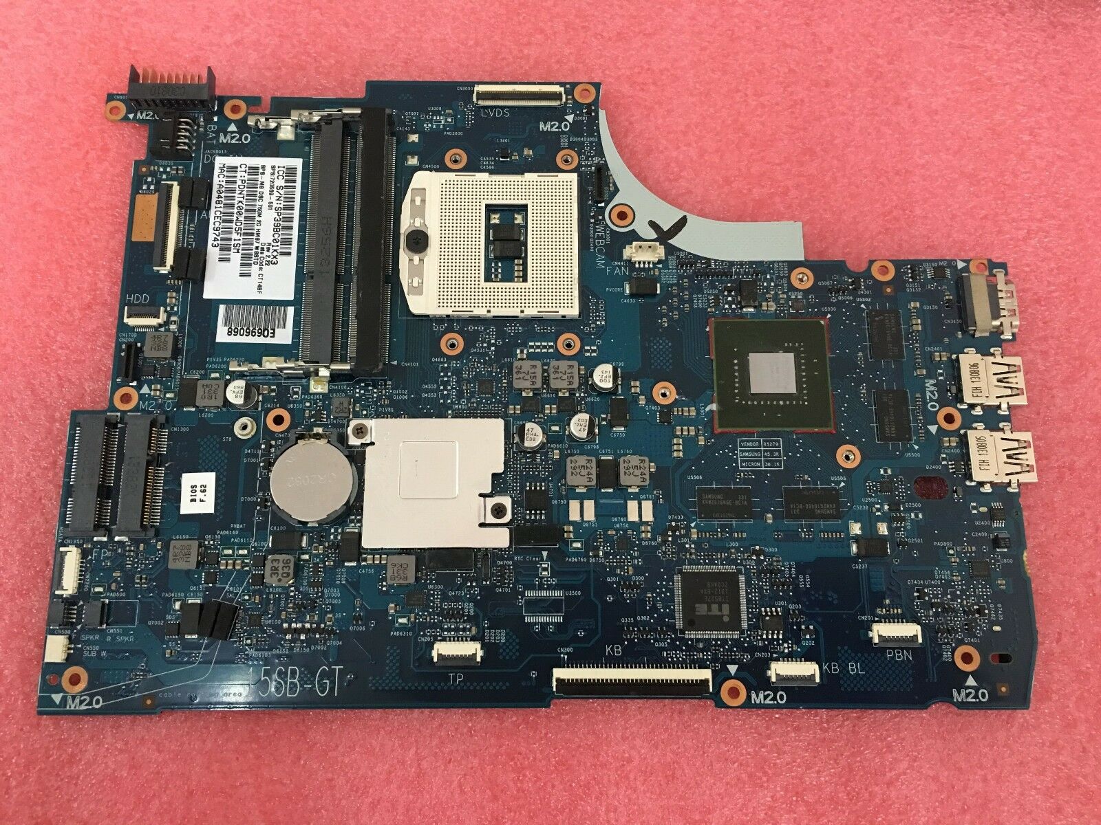 720569-501 motherboard for HP Quad ENVY 15-J laptop 750M/2G Intel S947 HM87 Compatible CPU Brand: Intel Num